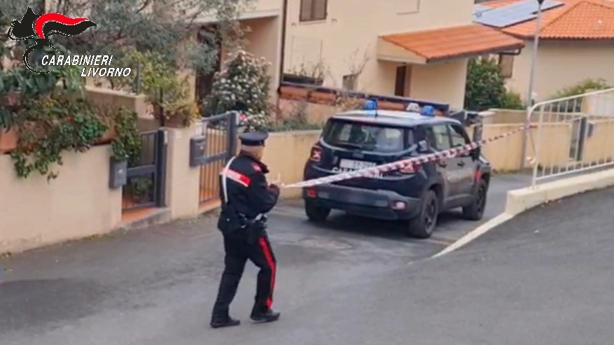 I carabinieri sul posto