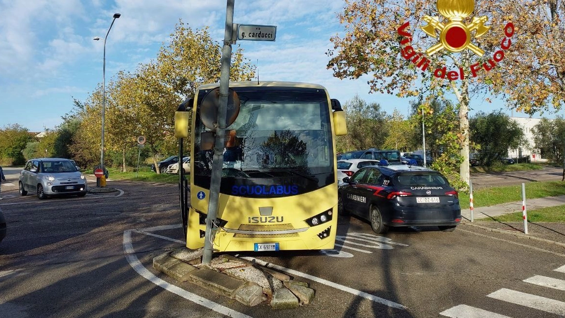 La scena dell'incidente