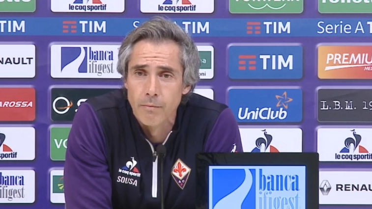 Paulo Sousa in conferenza stampa