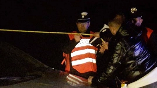 I carabinieri hanno eseguito i rilievi dell’incidente