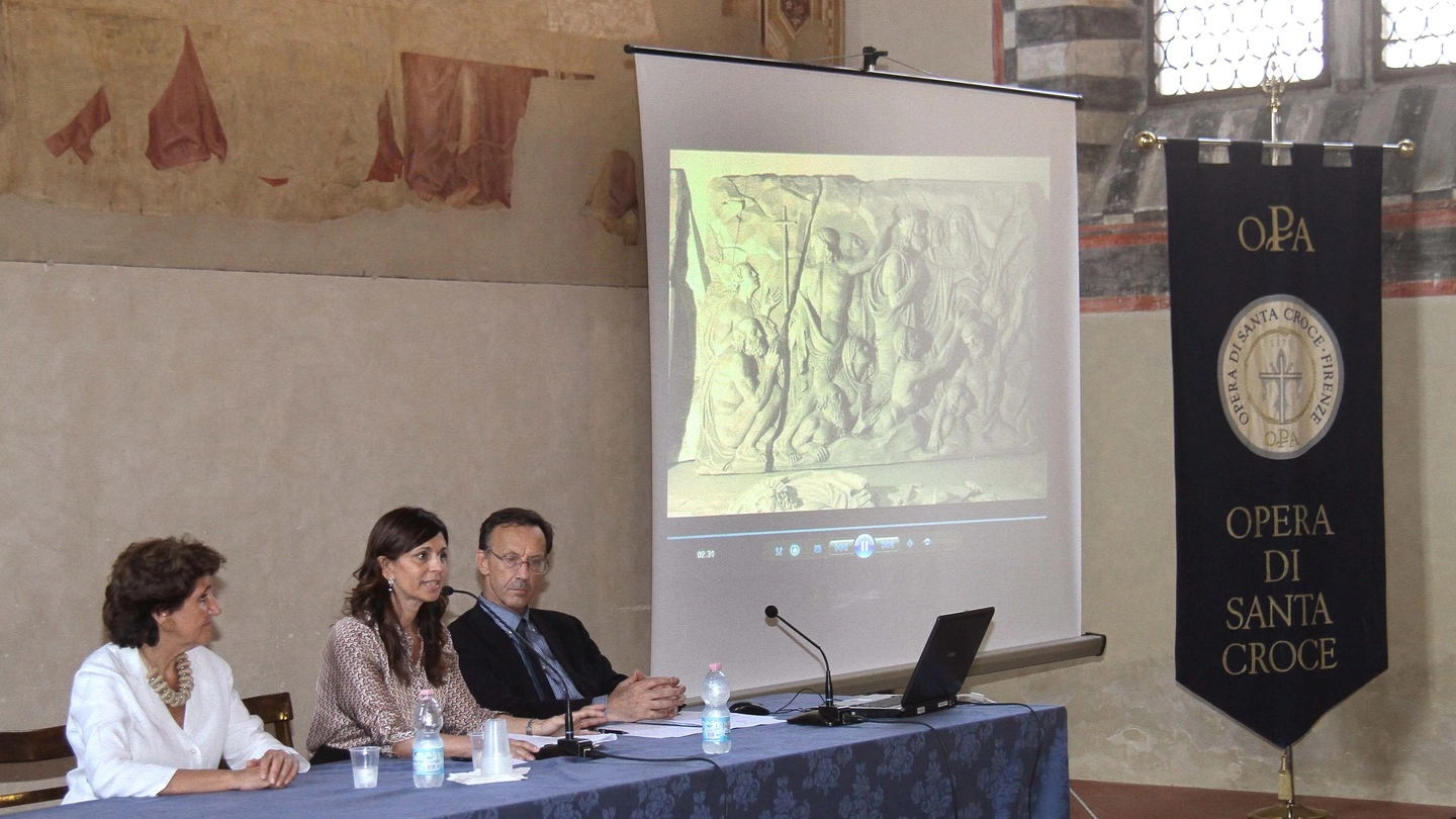 La conferenza stampa di Irene Sanesi,  Opera di S. Croce (Umberto Visintini/New Press Photo