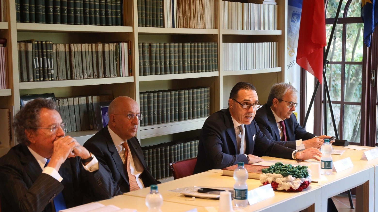 Fondazione Spadolini, tavola rotonda Etica ed economia (Giuseppe Cabras/New Press Photo)