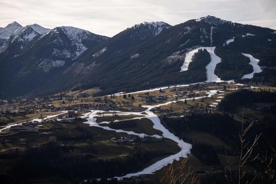 Le Alpi austriche, 6 gennaio 2023 (Ansa)
