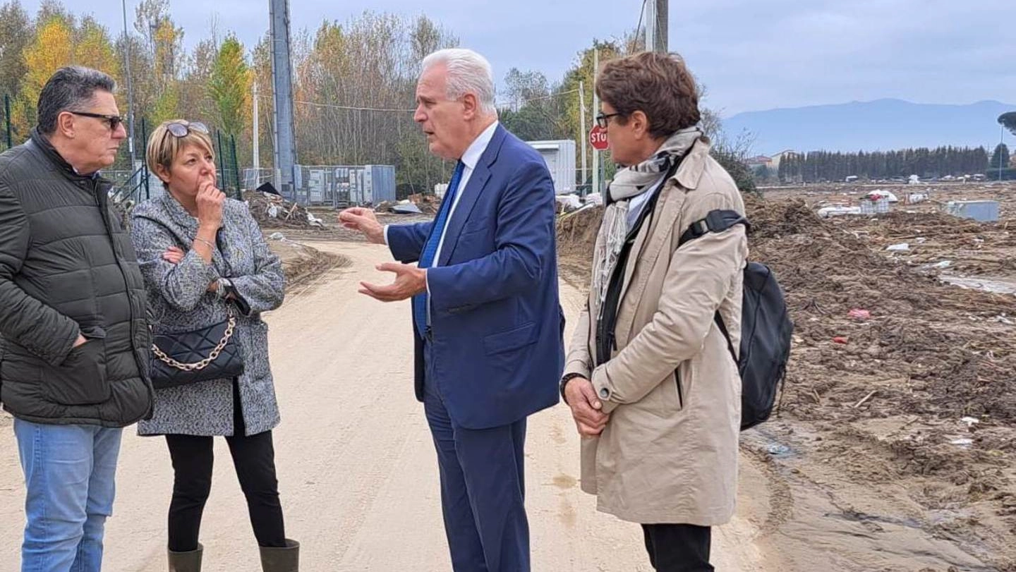 Il presidente Giani a Montale