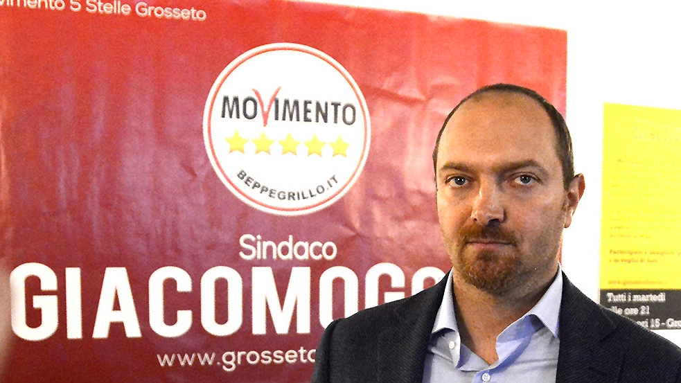 Il candidato a sindaco di Grosseto per il Movimento Cinque Stelle, Giacomo Gori