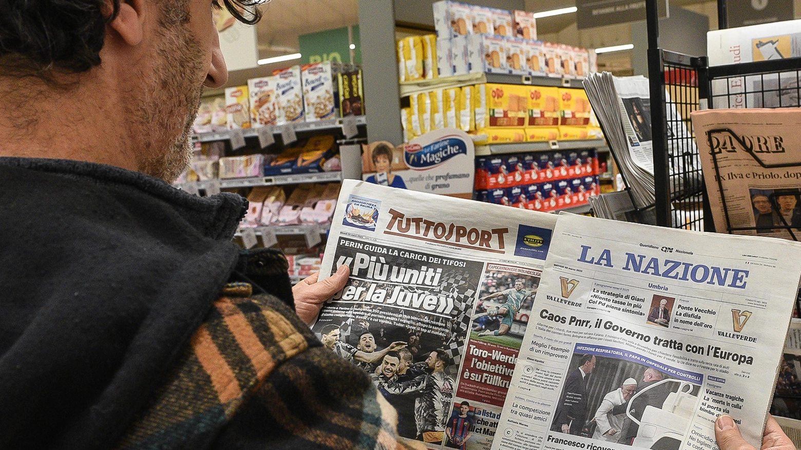 La Nazione e Tuttosport insieme  Da oggi in edicola al prezzo di uno