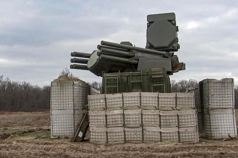 Sistema missilistico Patsir. Foto del Ministero della difesa russo