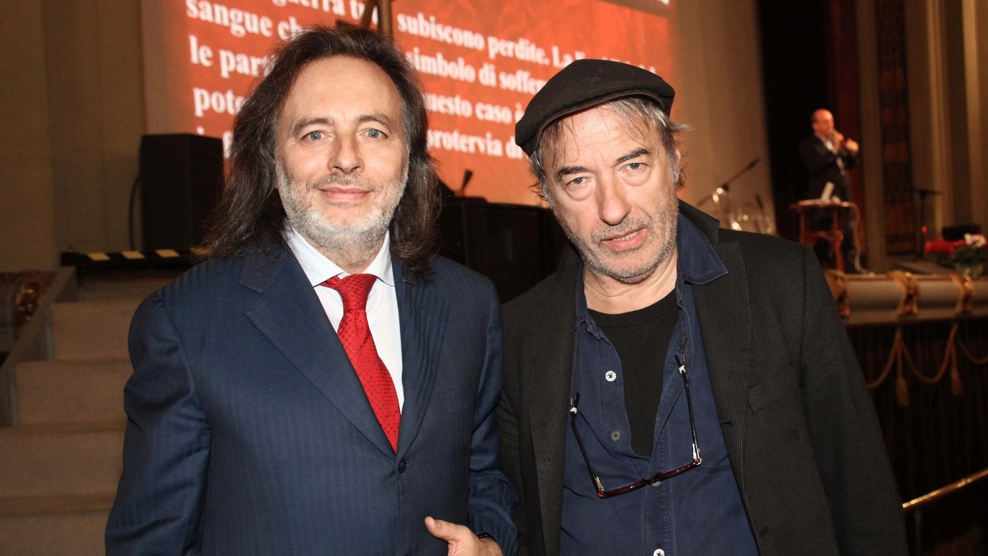 Franco Cracolici e David Riondino (foto NewPressPhoto)