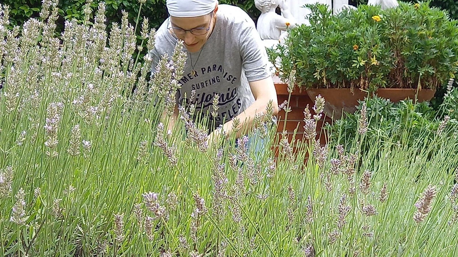 La lavanda del monastero. Santa Cristiana La lavanda del monastero. Santa Cristiana