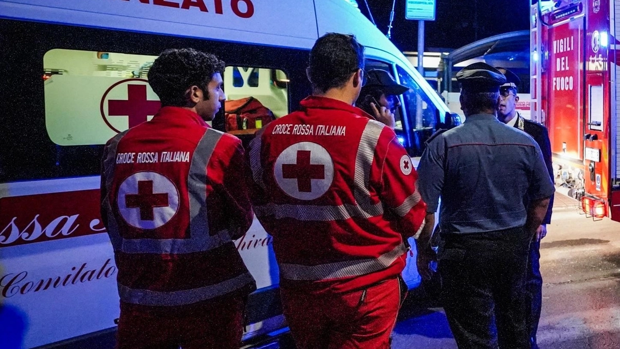 Soccorritori in una foto di repertorio