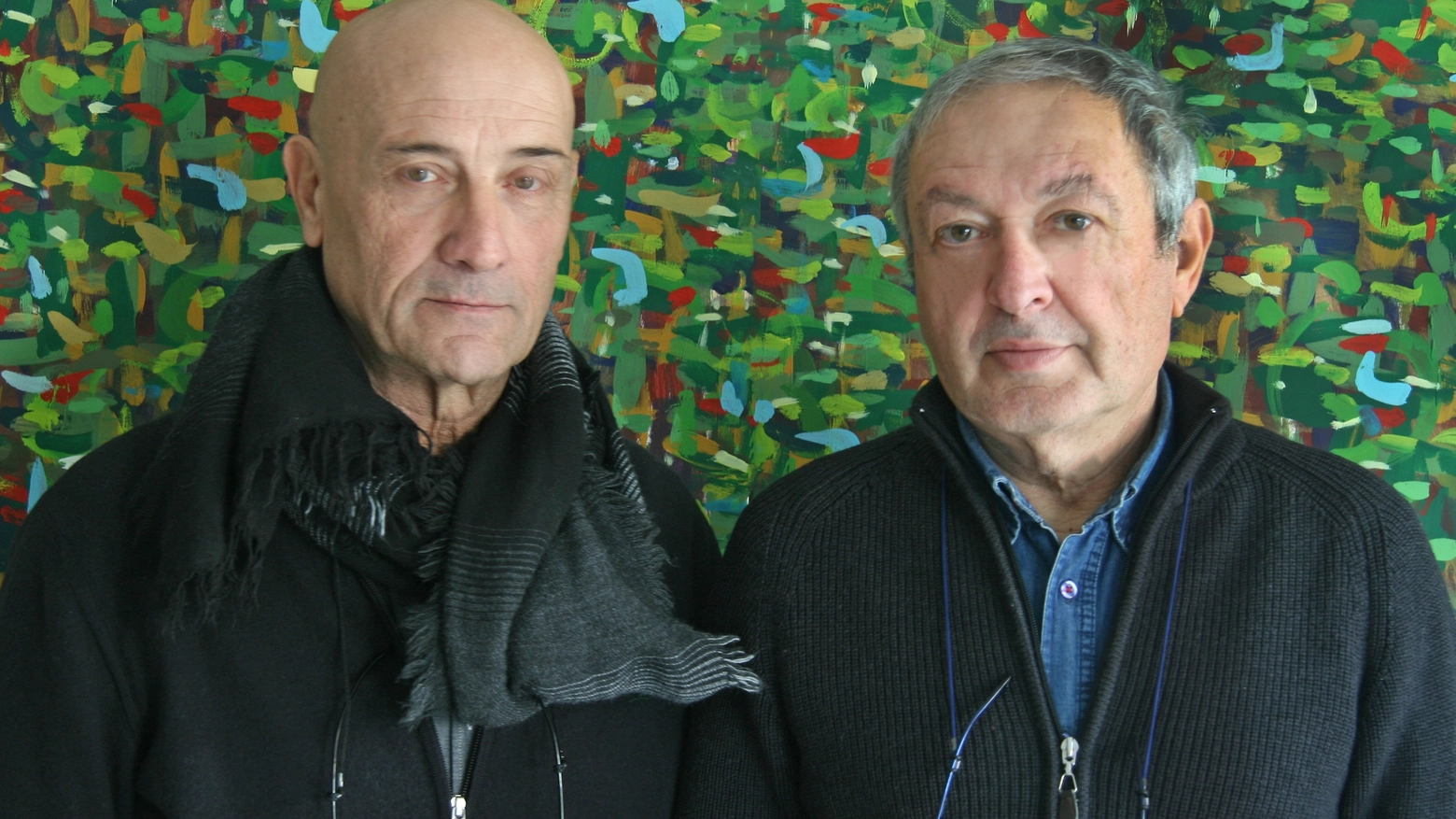 Carlo Tartarini e Roberto Prudente, due degli artisti in mostra