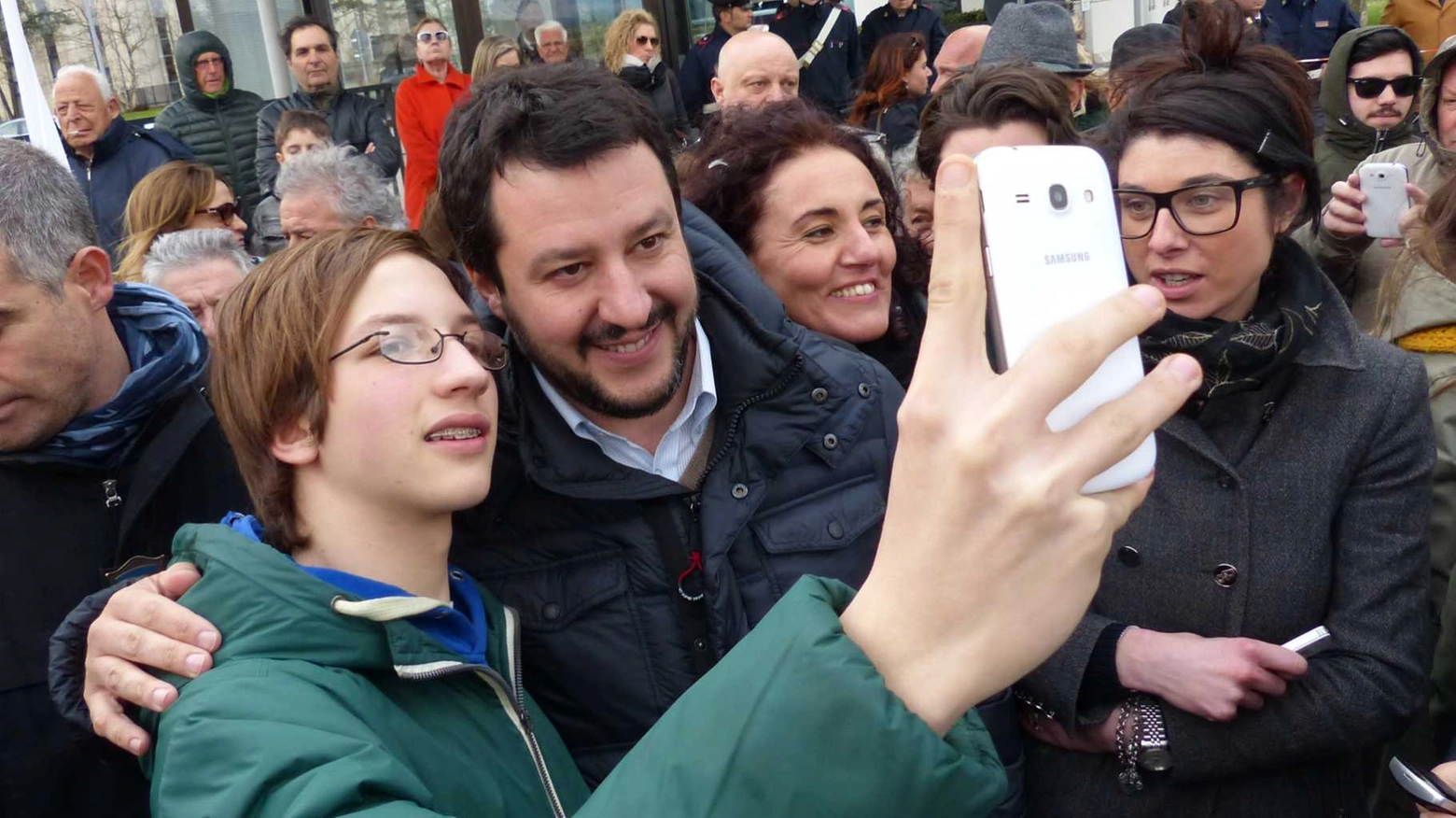 Salvini ad Arezzo