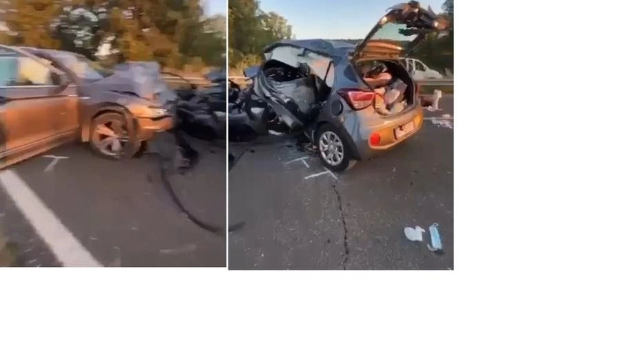 La scena dell'incidente di Castiglione della Pescaia La scena dell'incidente di Castiglione della Pescaia