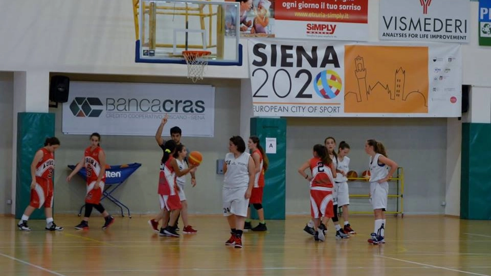 La formazione under 13 impegnata a Siena