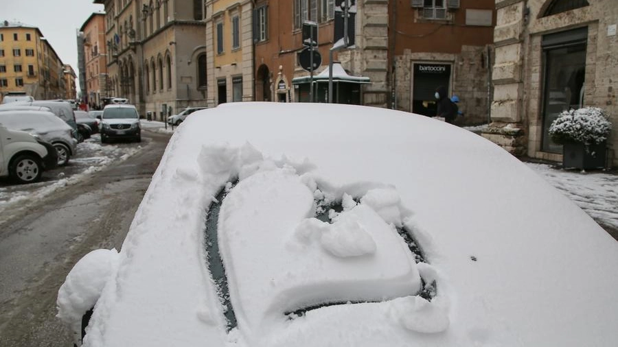 Freddo e neve in Umbria