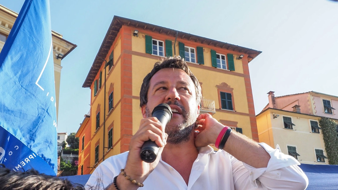 Matteo Salvini a Lerici (foto Frascatore)