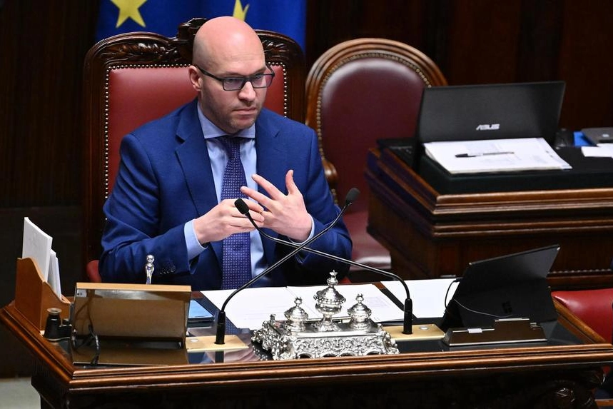 Il presidente della Camera, Lorenzo Fontana