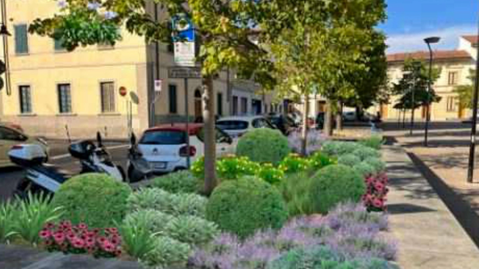 Il centro si veste di verde, nuovo look e più alberi Il centro si veste di verde, nuovo look e più alberi