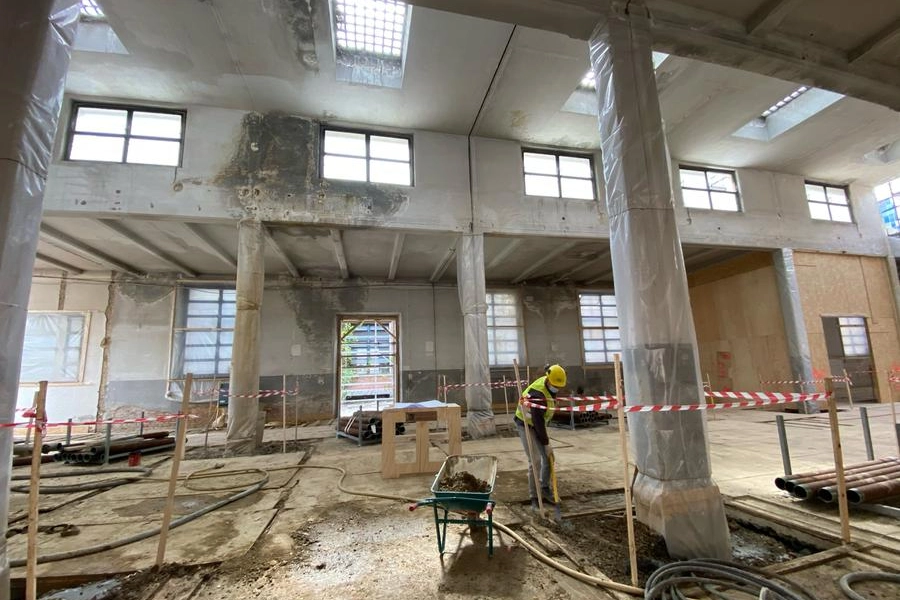 Lavori nella ex Manifattura tabacchi