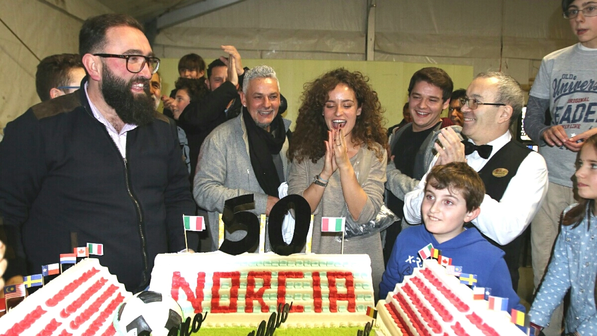 La festa di compleanno di Baggio a Norcia (foto Stefano Preziotti)