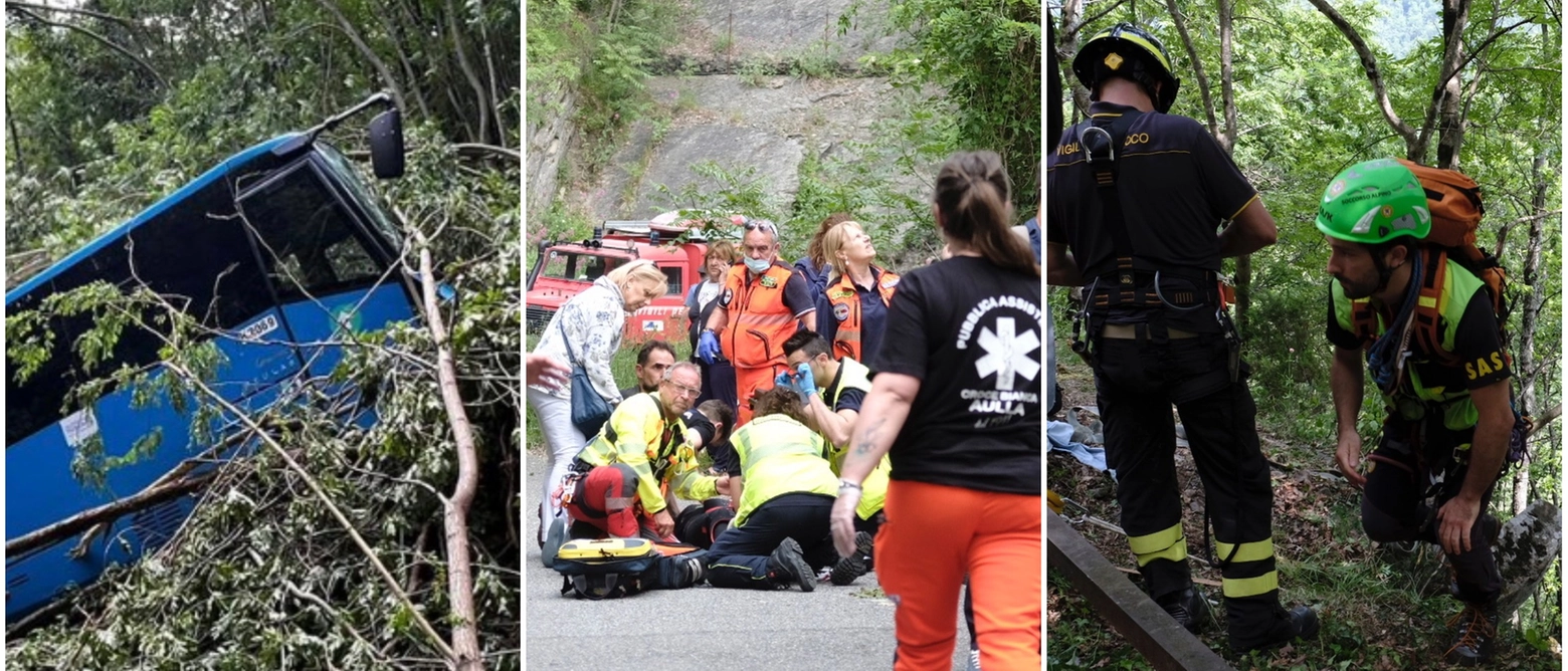 <p>Incidente a Zeri, bus con studenti a bordo finisce in scarpata / <a href="https://www.lanazione.it/massa-carrara/cronaca/bus-nella-scarpata-il-bilancio-venti-feriti-uno-grave-ifjfuiro">Venti feriti, uno grave</a> / <a href="https://www.lanazione.it/massa-carrara/cronaca/incidente-zeri-bus-qk4i2ypn">Paura a bordo, i passeggeri escono dai finestrini</a> / <a href="https://www.lanazione.it/massa-carrara/cronaca/incidente-pullman-scarpata-mklwl8uv">Le indagini di Autolinee Toscane</a> / <a href="https://www.lanazione.it/massa-carrara/cronaca/bus-dirupo-2f539c97">FOTO</a> / <a href="https://www.lanazione.it/massa-carrara/cronaca/incidente-bus-extraurbano-finisce-in-scarpata-venti-feriti-diversi-sono-studenti-video-mafgkye4">VIDEO</a></p>