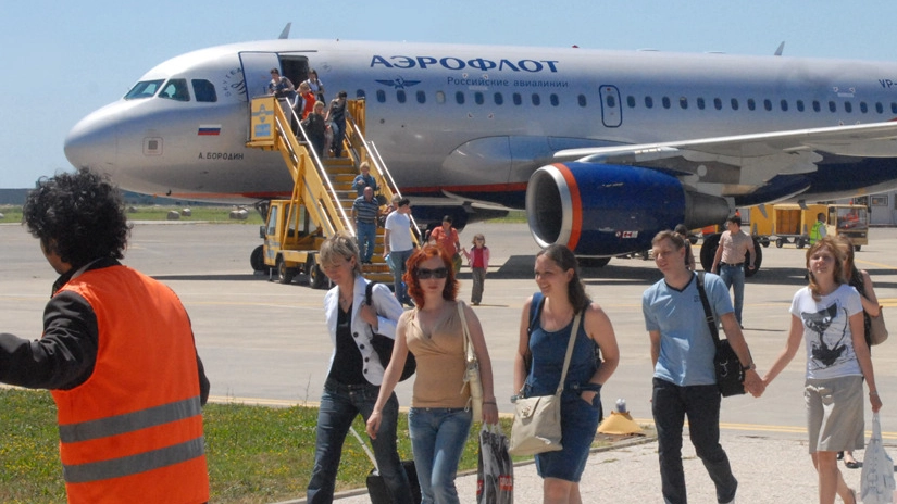 Un volo charter russo in arrivo  al Baccarini