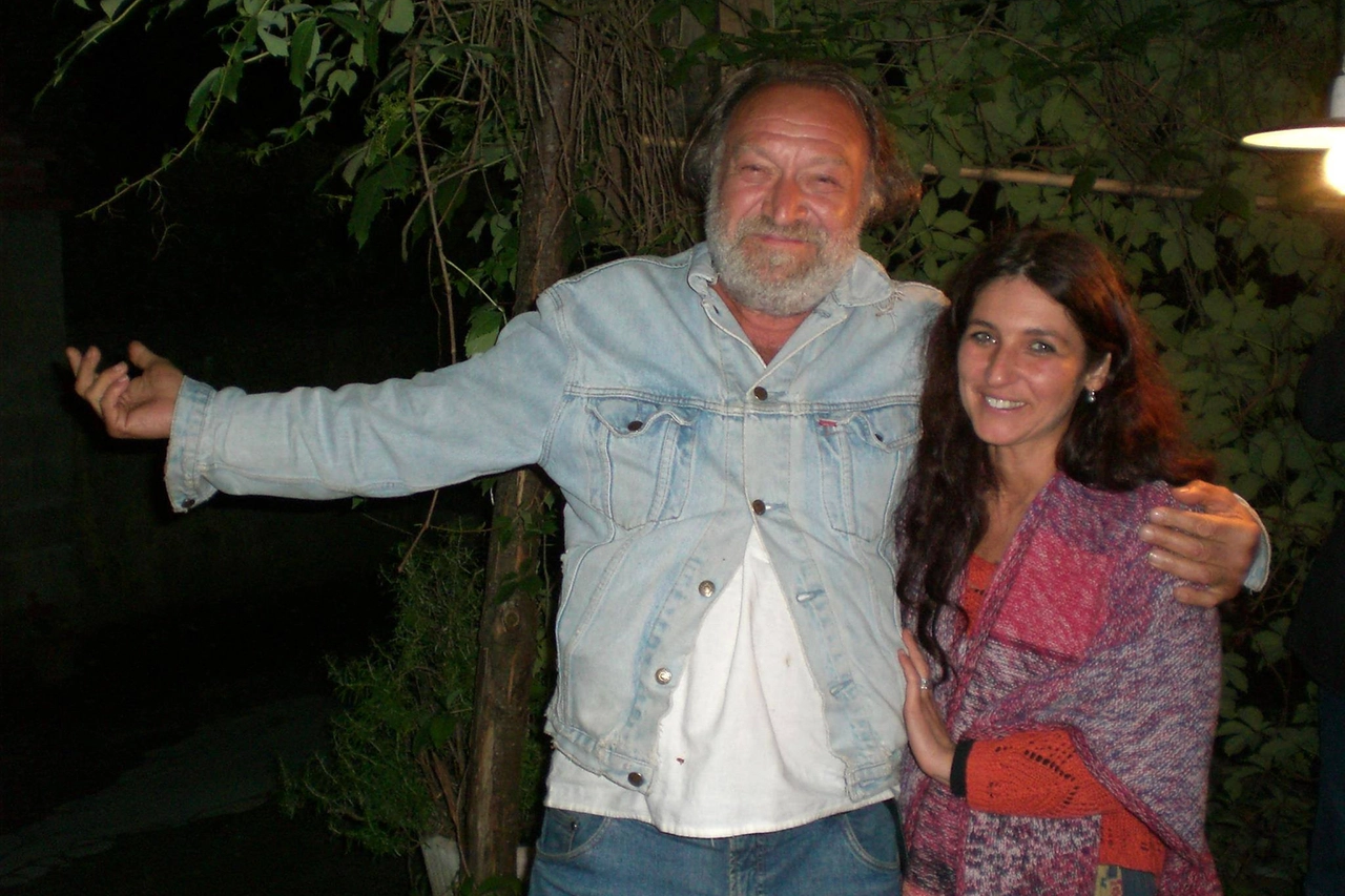 Carlo Monni con Elisabetta Salvatori