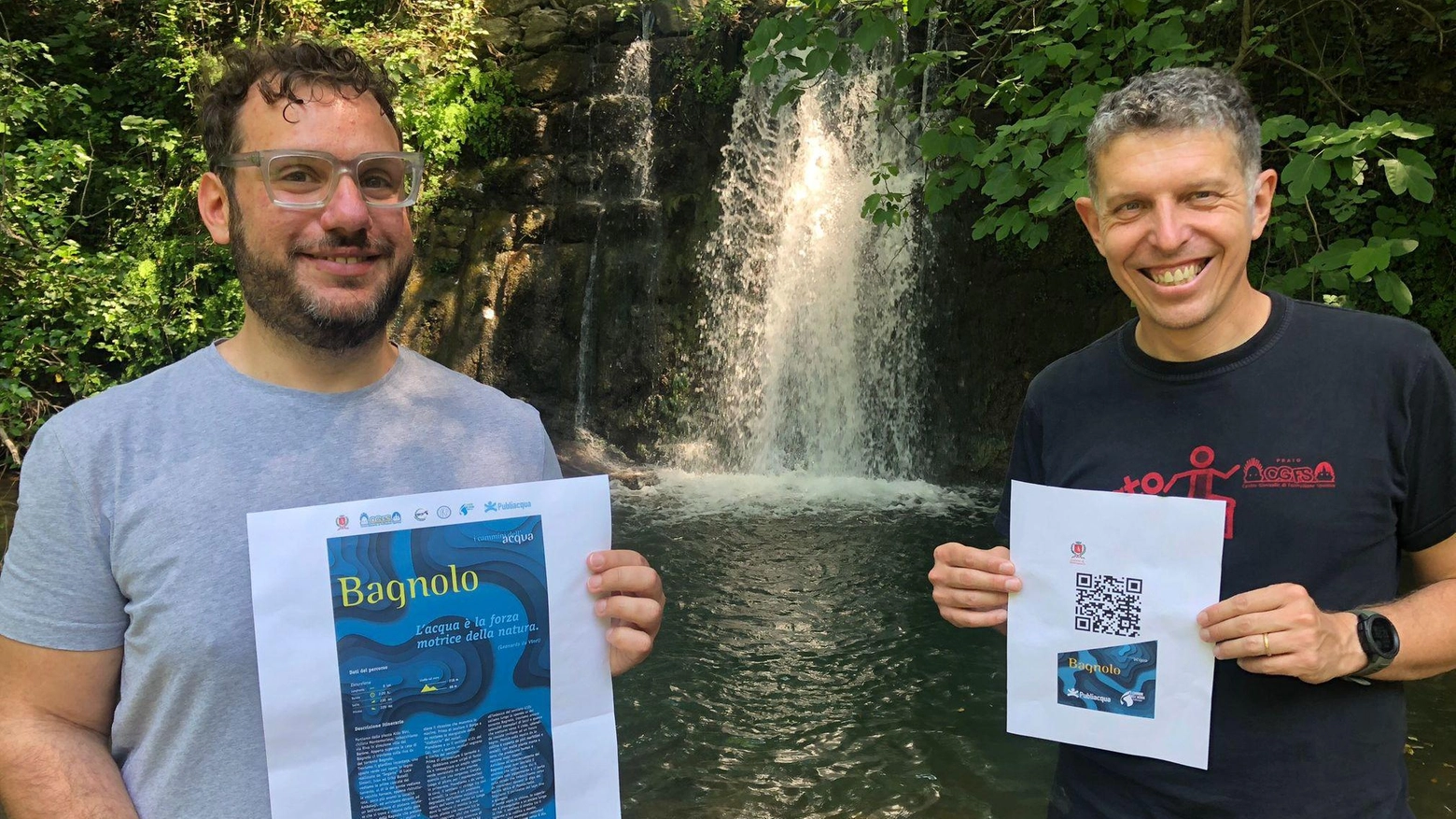 Lungo il torrente Bagnolo in tour  A stupire tutti saranno le cascate