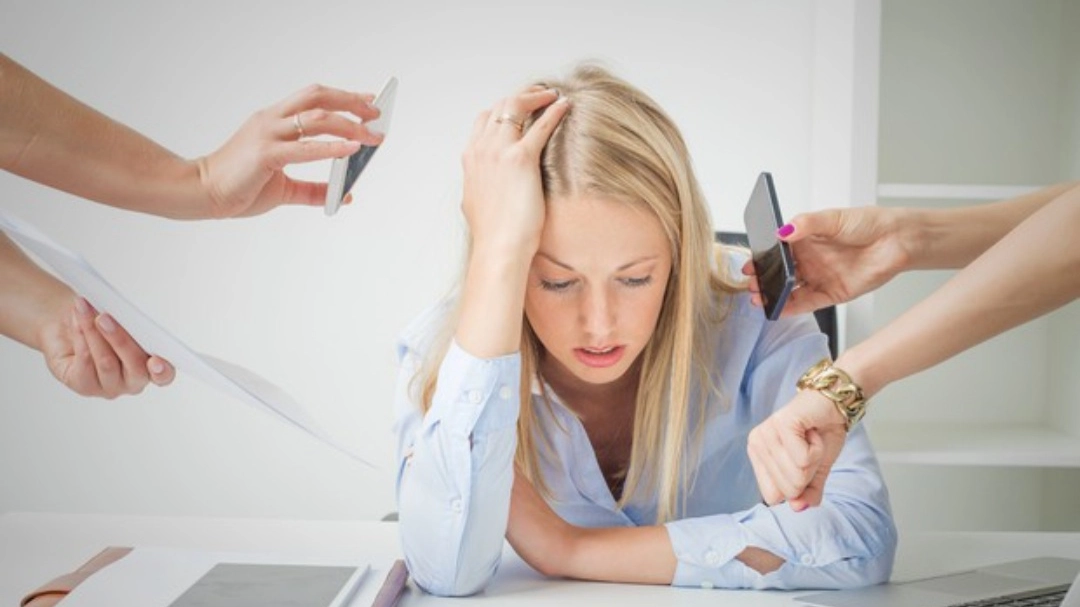 Stress (foto Ansa) 