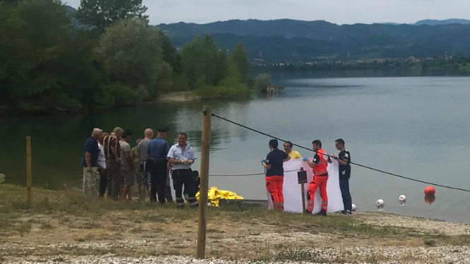 Lago di Bilancino, ritrovato il corpo di Serafino Luordo (fotocronache Germogli)