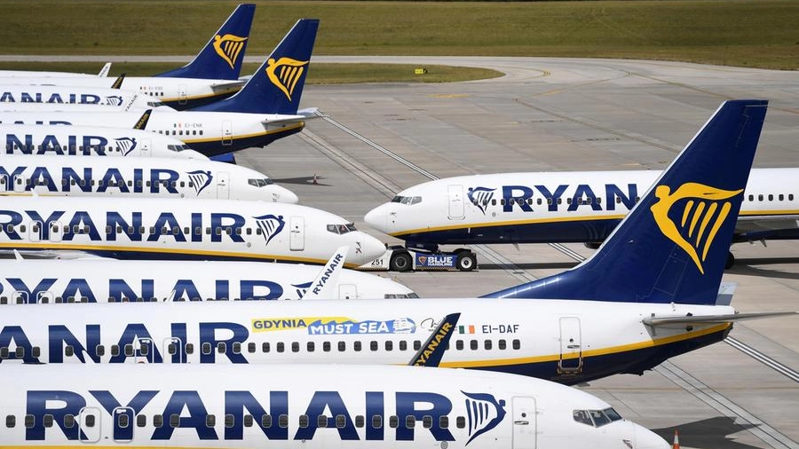 Aerei Ryanair (foto di repertorio Ansa)