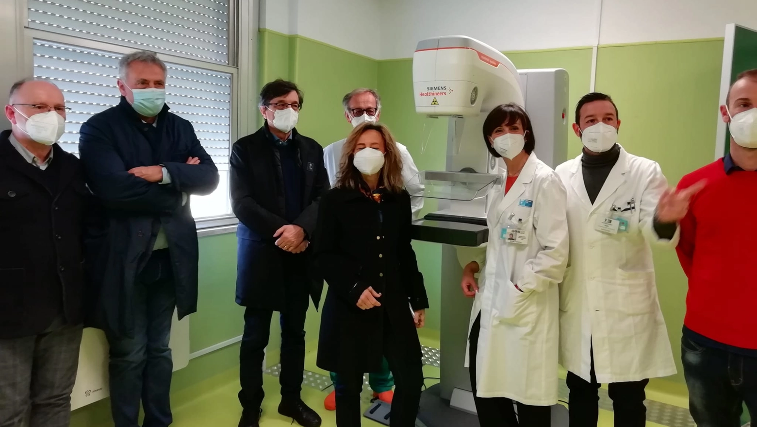 La presentazione del mammografo