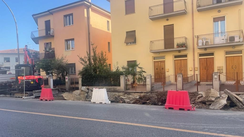 Lavori in viale Gramsci Lavori in viale Gramsci