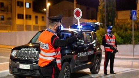 Posti di blocco dei carabinieri nell'Empolese