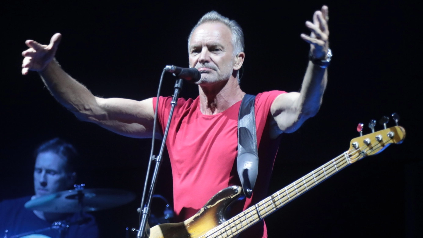 Il concerto di Sting a Lucca (foto Alcide)