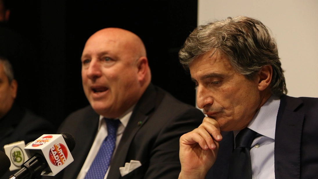 Il presidente del Pisa Fabio Petroni e il direttore generale Fabrizio Lucchesi