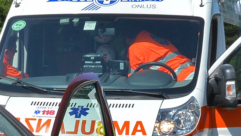 Ambulanza in azione (Cusa)