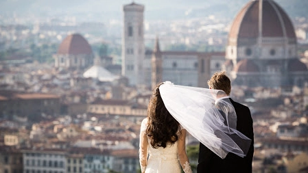 Sposi a Firenze (immagine di repertorio)