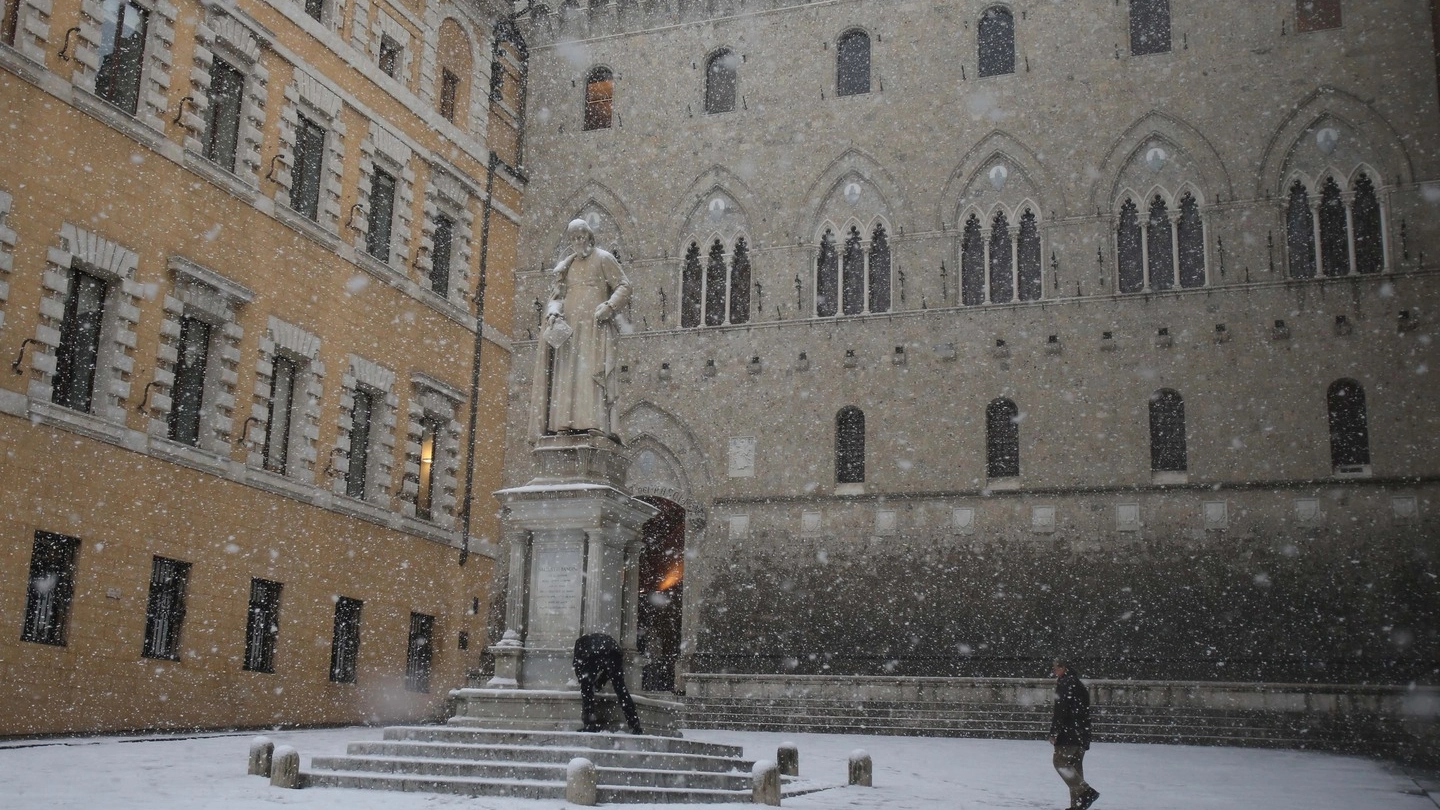 Nevicata a Siena 