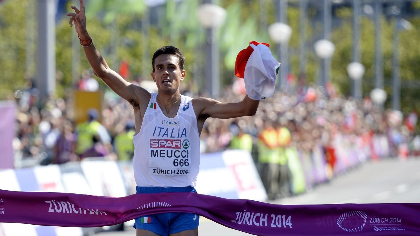 Daniele Meucci oro nella maratona (AFP)