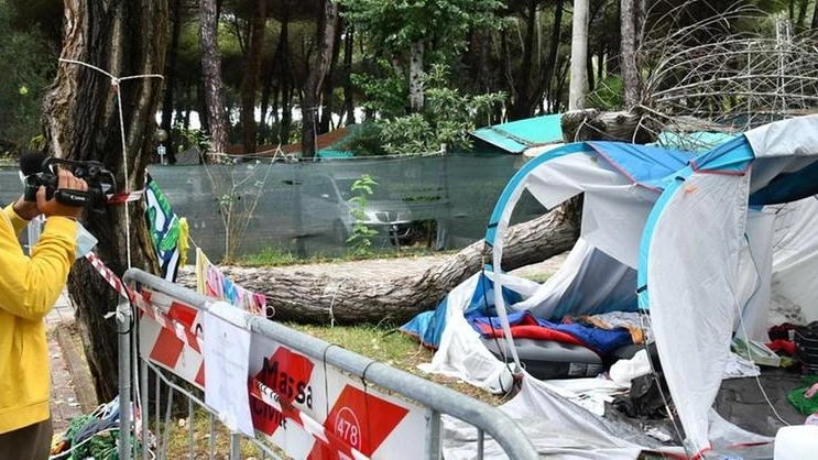 Il camping Verde Mare dove è avvenuta la tragedia a Marina di Massa