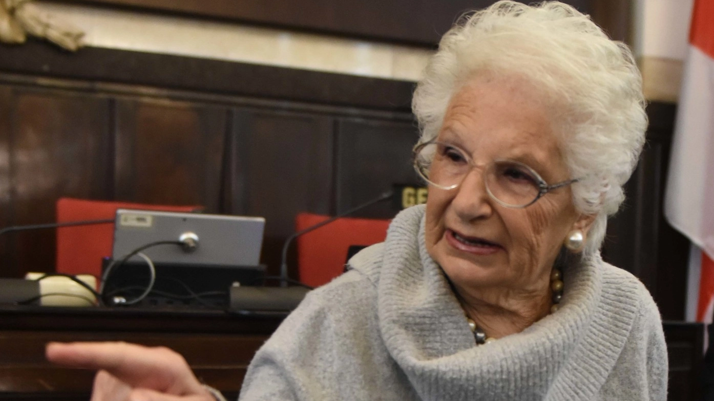La senatrice a vita Liliana Segre, 90 anni, scampata all’Olocausto