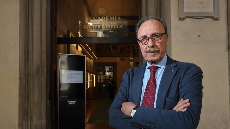 Il presidente dell'Accademia dei Georgofili Massimo Vincenzini (Cabras/New Press Photo)