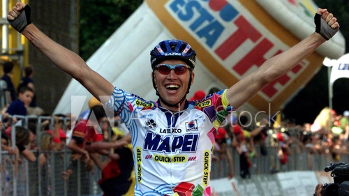 La vittoria di Axel Merckx a Prato 19 anni or sono 
