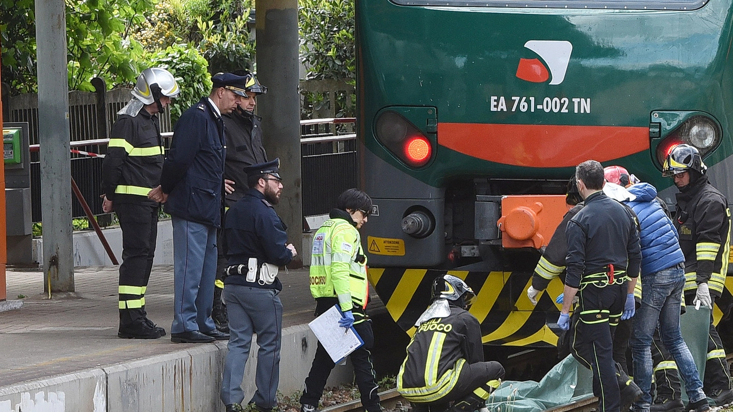 Un incidente ferroviario in una stazione (foto d’archivio)