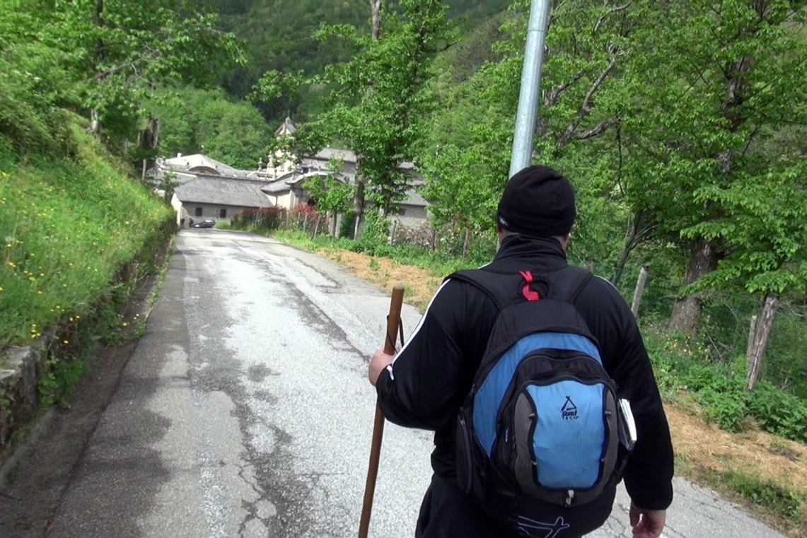 Nerbini all'arrivo al santuario di Boccadirio
