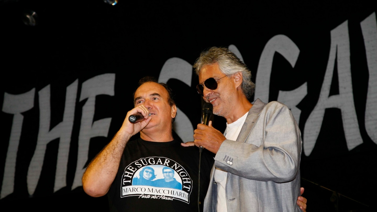 Marco Macchiarini e Andrea Bocelli sono stati protagonisti della “Sugar Night” (foto Umicini)