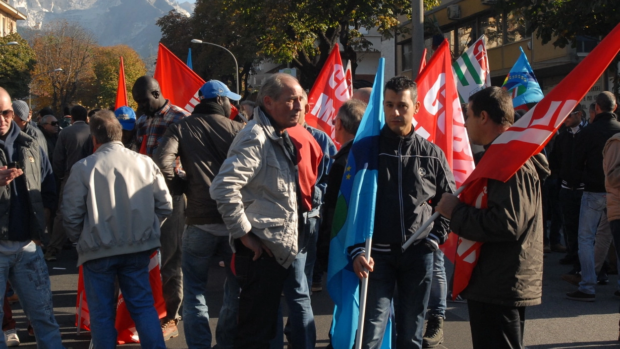 I sindacati del marmo annunciano una nuova stagione di proteste per il contratto