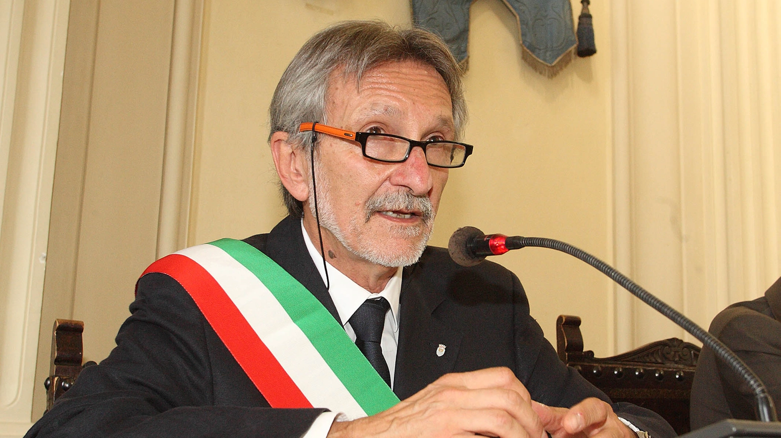 Il sindaco Giuseppe Bellandi