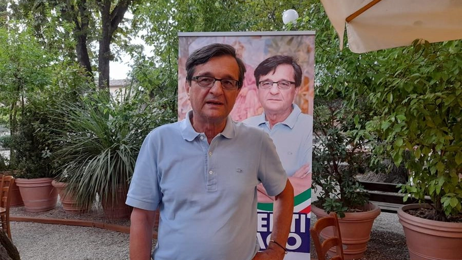 L'ingegner Fabrizio Innocenti, candidato sindaco di Sansepolcro